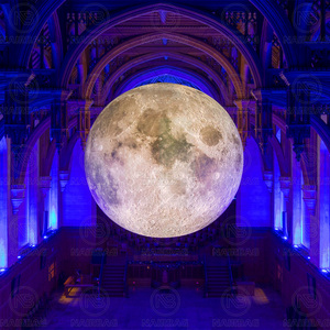 Lớn Inflatable mặt trăng bóng hành tinh Quả bóng trang trí ngoài trời quảng cáo bơm hơi khổng lồ mặt trăng Sphere với LED ánh sáng - Product Image 5