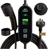 Chargeur de véhicule électrique Type 2 3,5 kW 5M15A Adaptateur Chargeurs de véhicules électriques portables Matériaux polymères Câble Courant réglable Compatible avec BYD