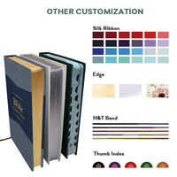Bibles Saintes de Haute Qualité, Élégantes, au Meilleur Prix, Impression de Livres Chrétiens, Nouveauté, Couverture en Cuir PU Robuste