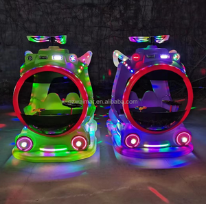 Nouveau Waimar Park Stall affaires pour enfants en plein air Double <span class=keywords><strong>voiture</strong></span> jouet électrique équipement d'amusement hélicoptère Style auto tamponneuse - Product Image 2