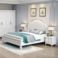 Muebles de Dormitorio, Cama King Size de Madera Sólida, Moderna, Extensible, Ajustable en Altura, con Almacenamiento - Precio de Mayoreo Económico