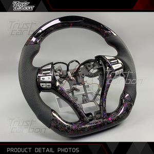 <span class=keywords><strong>พวงมาลัย</strong></span>คาร์บอนไฟเบอร์ฟอร์จแบบกำหนดเองพร้อมไฟ LED อัจฉริยะ สำหรับรถยนต์นิสสัน โร้ก เอ็กซ์เทรล พัลซาร์ อัลติมา เอสอาร์ แคชไค เอ็นพี300 นาวาร่า ปี 2013-2016 - Product Image 3