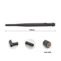 Antenne fouet 7 DBi à gain élevé 433MHz avec connecteur SMA antenne en caoutchouc longue portée pour compteur intelligent IoT