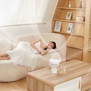 4000mAh charge secouer <span class=keywords><strong>la</strong></span> tête ventilateur extérieur bureau sommeil Intelligent chronométré ventilateur froid Portable silencieux Mini ventilateur d'été - Product Image 2