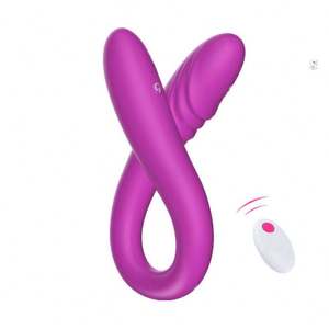 Consolador vibrador <span class=keywords><strong>de</strong></span> doble cabeza súper largo, Juguetes sexuales, consolador <span class=keywords><strong>de</strong></span> estimulación vaginal Anal femenina, vibrador para mujer, vídeo - Product Image 1