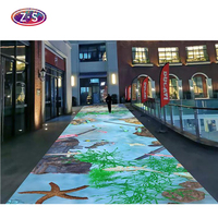 Système de projecteur interactif extérieur Offre Spéciale de jeu de plancher de projection nocturne pour l'hôtel
