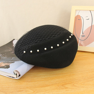 Chapeau à bec en laine pour adulte, chapeau en feutre, taille ajustable, élégant, casquettes bol, spécial fête, royaume-uni, X5117 - Product Image 3