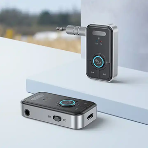 HG Bluetooth 5,3 Transmisor y receptor Inalámbrico 3,5mm Adaptador Bluetooth Adaptador de <span class=keywords><strong>audio</strong></span> Bluetooth de baja latencia para TV Coche PC <span class=keywords><strong>MP3</strong></span> - Product Image 3