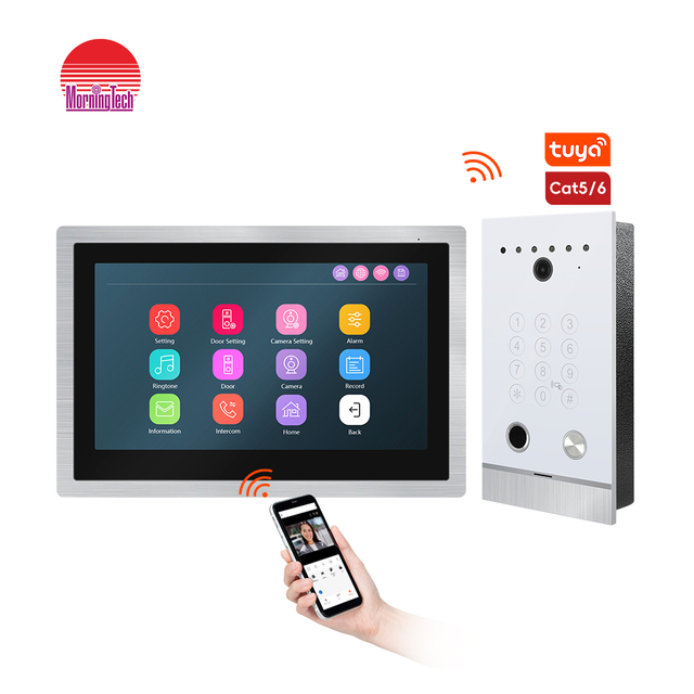 10.1 Inch Door Bell Video Intercom Tuya Video Doorbell Housing Intercom IP Video Camera Door Phone Buildong