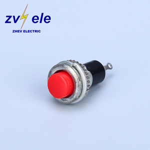Interruptor de Botón Pulsador Mini DS-316 <span class=keywords><strong>M10</strong></span> con Cabeza Roja y Contacto Normalmente Abierto - Product Image 3