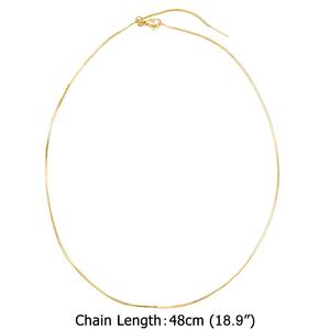 Mini collar con colgante de letra de burbuja brillante chapado en oro Real, collar con encanto inicial personalizado Popular para joyería DIY personalizada - Product Image 5