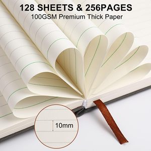 Wholesale Premium Business Office A5 Soft Leather <b>Cover</b> Notebook With Custom LOGO - Product Image 4