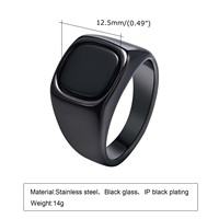 Bijoux de mode pour hommes, bagues en acier inoxydable vintage avec pierres œil de tigre et turquoise noire, pour streetwear, fête, cadeau