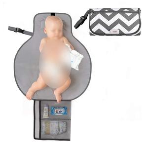 Bolsa impermeable portátil para cochecito, colchonetas para cambiar pañales con juguetes, bolsa de almacenamiento de gran capacidad - Product Image 1