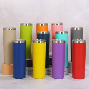 Vasos de 20 oz de Doble Pared con Aislamiento al Vacío, Vasos Rectos para Sublimación con Purpurina - Product Image 4
