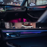 Éclairage d'ambiance dynamique 64 couleurs pour l'intérieur de voiture Porsche MACAN 2018-2025 – Lumières LED Symphoniques pour une mise à niveau décorative