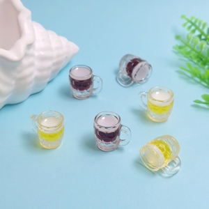 Miniatura Decorativa para Casa de Muñecas, <span class=keywords><strong>Modelo</strong></span> de Escena, Mini Taza de Cerveza, Mini Vaso de Limón, Bebidas de Juguete, Taza de Cerveza en Miniatura para Casa de Muñecas - Product Image 4