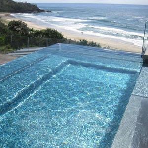HUASHUAITE Piscina Infinity Senza Fine da 150mm di Spessore, Vasche Idromassaggio Grandi, Piscine in Plastica per Esterni, Pannello Acrilico in Vendita - Product Image 2