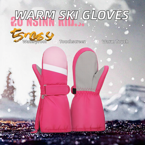 Gants de cyclisme personnalisés, thermiques, imperméables, isolés, en Oxford, compatibles avec les écrans tactiles, mitaines d'hiver, fermeture éclair, équipement de sport d'extérieur, pour temps chaud et froid - Product Image 2