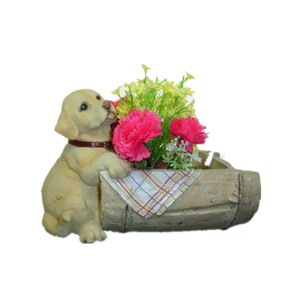 <span class=keywords><strong>Maceta</strong></span> <span class=keywords><strong>de</strong></span> resina realista para cachorros, decoración <span class=keywords><strong>de</strong></span> jardín para el hogar para macetas y jardineras - Product Image 5