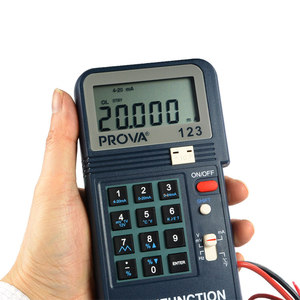 Calibrateur de boucle PROVA100 4 à 20 mA, compteur de processus, sortie 0 à 24 V, résolution 1 µA, rampe automatique, sélectionnable 0 à 24 mA - Product Image 3