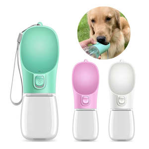 Botella de Agua Portátil para Perros, a Prueba de Fugas, Ecológica, Duradera, con Contenedor de Alimentos para Viajes y Paseos - Product Image 1