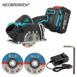 Meuleuse d'angle portative NEOBRISKEN de 3 pouces, mini-machine de découpe électrique au lithium de 75 mm avec <span class=keywords><strong>aspirateur</strong></span> - Product Image 2