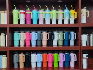 Vaso Personalizado Peakspring con Logotipo, 40 oz, Taza de Acero Inoxidable de 30oz/40oz, Vaso Térmico para Exteriores con Asa y Pajita - Product Image 2