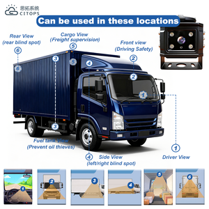 Caméra <span class=keywords><strong>de</strong></span> véhicule autonome 4G GPS IP66 tout-en-un MDVR, enregistreur vidéo <span class=keywords><strong>de</strong></span> surveillance du conducteur et des angles morts, caméra <span class=keywords><strong>de</strong></span> vision nocturne AHD 1080P - Product Image 3