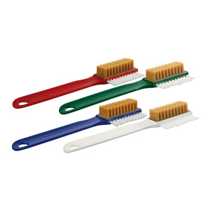 Fornitura diretta Sp506 piccoli pennelli per scarpe di colore assortiti scelta migliore con manico in plastica nabuk in pelle scamosciata in Nylon Para materiale! - Product Image 1