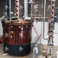 300 Gallon Casa Distillazione Kit Biodiesel Apparecchi di Distillazione di Rame Della Fabbrica di Flauto Reflusso Colonna Distillatore