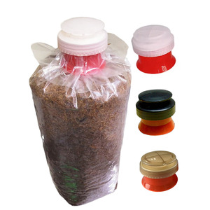 Ensemble de couvercles et d'anneaux filtrants de haute qualité pour sacs de culture de champignons, autoclavables, respirants et réutilisables - Product Image 2