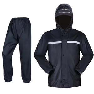 New Fashion <strong>Raincoat</strong> Suit Waterproof Safety Jackets Reflective Work <strong>Light</strong> Adult <strong>Raincoat</strong> Suit for Hiking <strong>Raincoat</strong> Manufacturers - Product Image 1