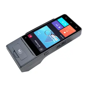 Android OS capacitive touch screen card payment services portable ordering POS systems with printer