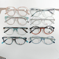 Montures de lunettes optiques en acétate de styles variés, montures complètes, OEM ODM, logo personnalisé, commande en gros