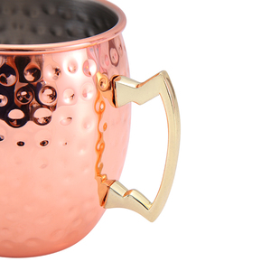 Hot Sell Stainless Steel Hammer Point Plain <strong>Copper</strong> Moscow Mule <strong>Mug</strong> - Product Image 4