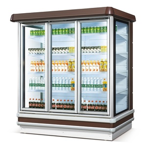 Comercial Profesional |   Ahorro de Energía |   Refrigerador Comercial Multideck de Exhibición Abierta para Supermercados, para Verduras, Frutas y Bebidas - Product Image 2