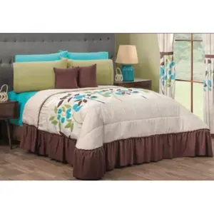 Juego de Edredón Azteca Tamaño King, 10 Piezas, Patrón Geométrico, Microfibra, Estilo Clásico, Ropa de Cama para Toda Temporada - Product Image 6