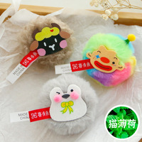 Nouveau produit original, jouet à mâcher en peluche pour chat en forme de Joker de dessin animé réaliste, contient de l'herbe à chat, jouets interactifs pour chat en gros