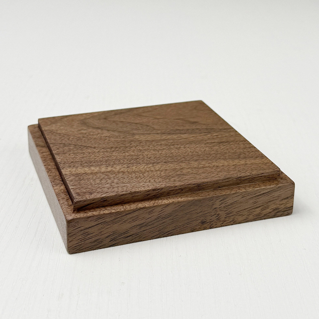 Walnut Solid Wood Lightweight DIY Base for Car Model Doll Display Stand Home Decoration