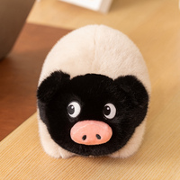 Sac à dos porte-clés en peluche cochon de simulation, vente en gros d'usine, cadeau d'anniversaire parfait pour les enfants