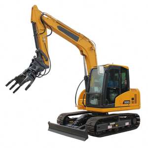 Vente flash : Excavatrice sur chenilles à accouplement rapide, 0,35 m³, 8 tonnes, SE85, petite excavatrice en vente - Product Image 1