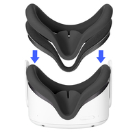 Étui de protection pour masque oculaire en silicone souple Dble pour accessoires Meta/Oculus Quest2 VR