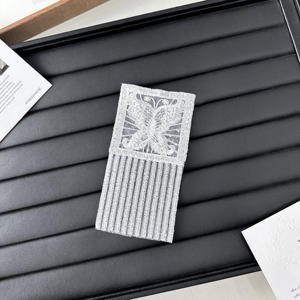 แพทช์กระเป๋าปักสีขาวที่กำหนดเองกระเป๋าลูกไม้ตกแต่งสำหรับชุดเครื่องแบบ Hanfu ชุดการแสดง - Product Image 5