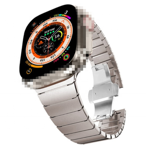 Onthelevel สายนาฬิกาแบบลิ้งค์สุดหรูสำหรับซีรีส์8 ultra 7 SE 6 5 4 3สายสแต<span class=keywords><strong>น</strong></span>เลสสำหรับนาฬิกาอัจฉริยะข<span class=keywords><strong>น</strong></span>าด49มม. 45มม. 41มม. - Product Image 1