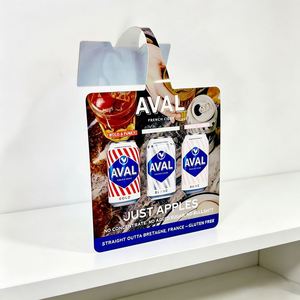 Étiquettes suspendues personnalisées étanches pour présentoirs, couleurs vives, qualité supérieure, impression haut de gamme pour la promotion - Product Image 1