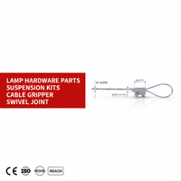 Câble de suspension de sécurité réglable OEM, longueur personnalisée, câble en acier non isolé, garantie 1 an pour projets d'éclairage, en acier inoxydable
