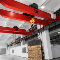 Grue à double poutre EOT 1-35 tonnes à faibles vibrations pour l'atelier métallurgique, grue de manutention de billettes et de bobines d'acier