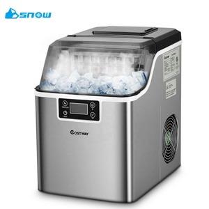 Vente Directe Usine Machine à <span class=keywords><strong>Glaçons</strong></span> Portable 12 Kg/24 H Nettoyage <span class=keywords><strong>Automatique</strong></span>, Sur Comptoir, <span class=keywords><strong>Glaçons</strong></span> Balle 2 Tailles pour Maison et Cuisine - Product Image 1
