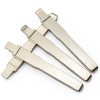 Lame de clé vierge HU101 de haute qualité, lame de remplacement non coupée pour clés télécommandes pliantes, vente en gros disponible
